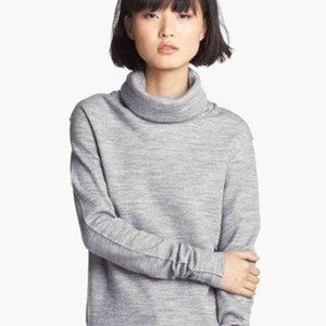 J Brand Gray Zhou Turtleneck Sweater